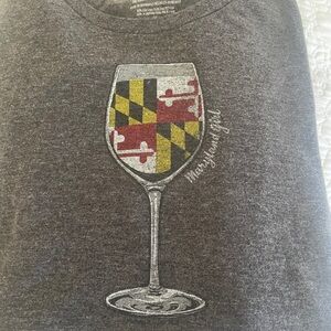 Maryland Wine Glass Women's Tee
